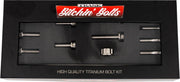 Trask Bitchin' Bolts Motor Mount for 2017-2026 Harley-Davidson Hardware Silver Titanium Kit