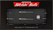 Trask Bitchin' Bolts Peg Mount for 2017-2026 Harley-Davidson Hardware Silver Titanium Kit #TM-1050-F
