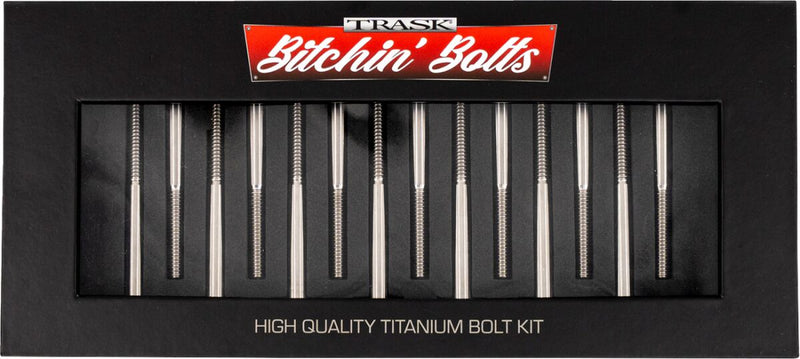 Trask Bitchin' Bolts Crankcase for 2017-2026 Harley-Davidson Hardware Silver Titanium Kit #TM-1050-H