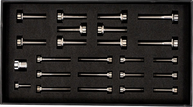 Trask Bitchin' Bolts Transmission for 2017-2026 Harley-Davidson Hardware Silver Titanium Kit #TM-1050-I