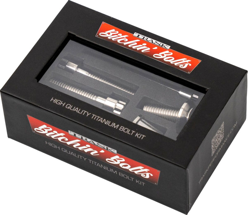 Trask Bitchin' Bolts Coil & Horn for 2017-2026 Harley-Davidson Hardware Silver Titanium Kit #TM-1050-J