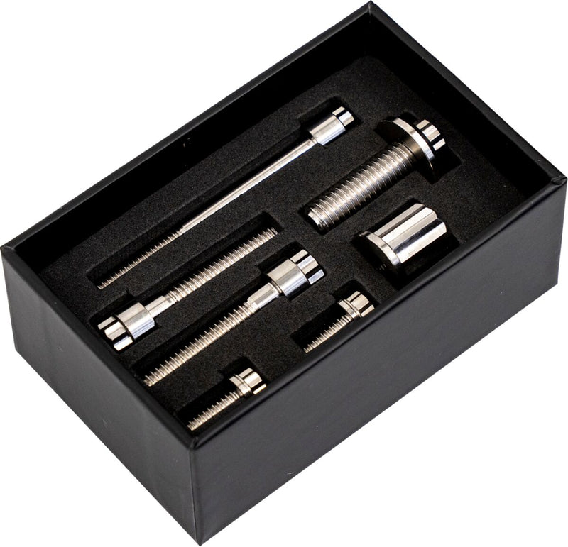 Trask Bitchin' Bolts Coil & Horn for 2017-2026 Harley-Davidson Hardware Silver Titanium Kit #TM-1050-J