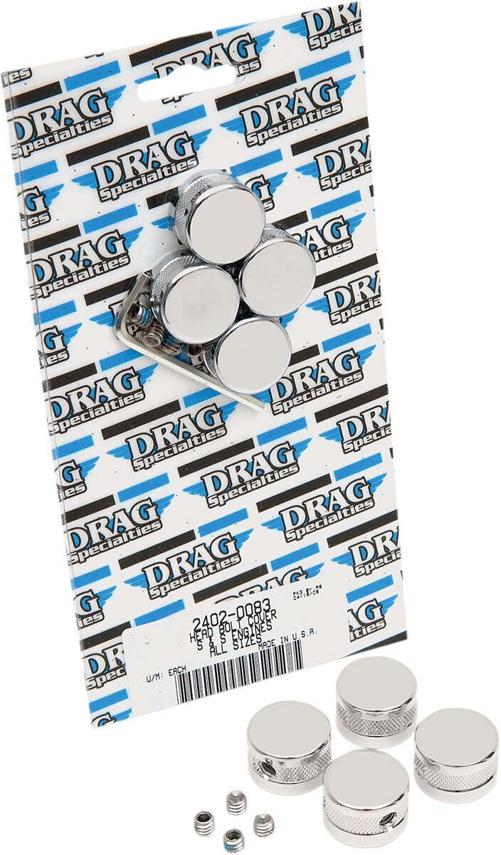Drag Specialties Headbolt Covers for S&S Engines