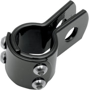 Drag Specialties Black Three-Piece 1 1/4 in. Frame Clamp