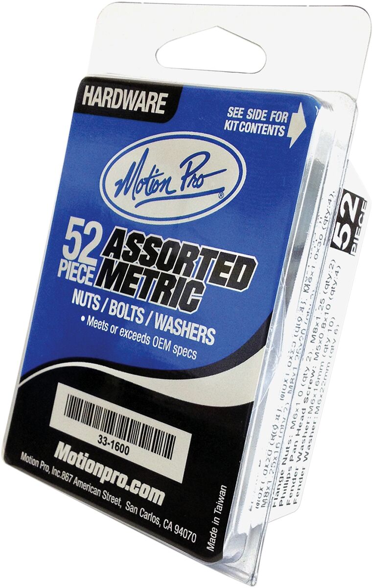 52-Piece Metric Hardware Kit
