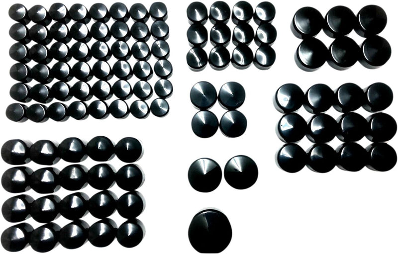 Drag Specialties Deluxe Engine Bolt Cover Kit Fits Harley-Davidson Dyna, Softail, Touring, Trike Models 2017-2024