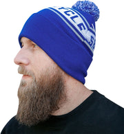 S&S Cycle Hat Beanie Knit Pom Pom One Size Casual Acrylic #510-0752