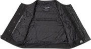 Thrashin Supply Co. Encinal Leather Shorty Riding Vest Black #TMJ-17-10