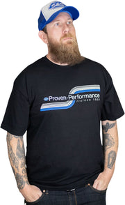 S&S Cycle Proven-Performance T-Shirt Black Short-Sleeve 2XL Casual Cotton