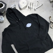 S&S Cycle S&S® Hoody Classic Hoodie Black Hooded Long-Sleeve Casual Cotton