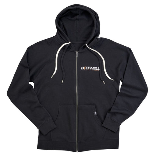 Biltwell Bolts Zip Hoodie Black Zip-Front XL Casual Cotton