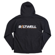 Biltwell Bolts Zip Hoodie Black Zip-Front 2XL Casual Cotton Each