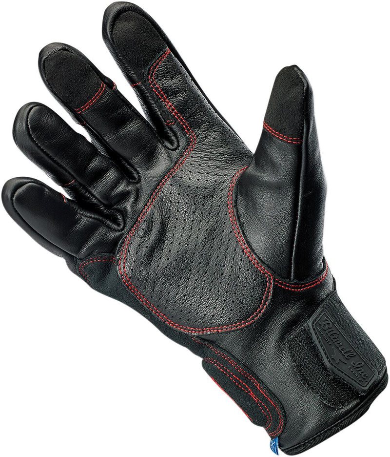 Biltwell Belden Redline Gloves #1505-0108-301