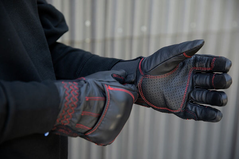 Biltwell Belden Redline Gloves #1505-0108-301