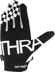 Thrashin Supply Co. Go Fast Stealth Gloves White Short Cuff XL Textile Pair #SV1-10-11
