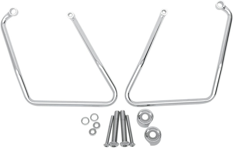 Chrome Saddlebag Support Brackets Sportster