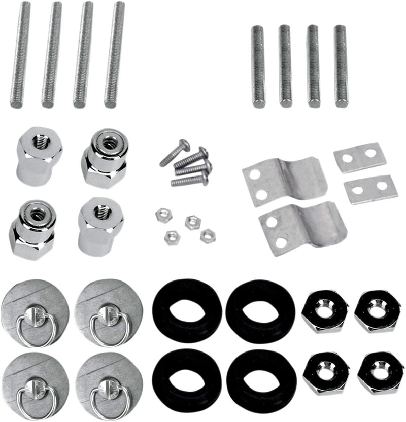 Saddlemen S4 Quick-Disconnect Saddlebag Docking Post and Fastener Kit for Harley #3501-0341