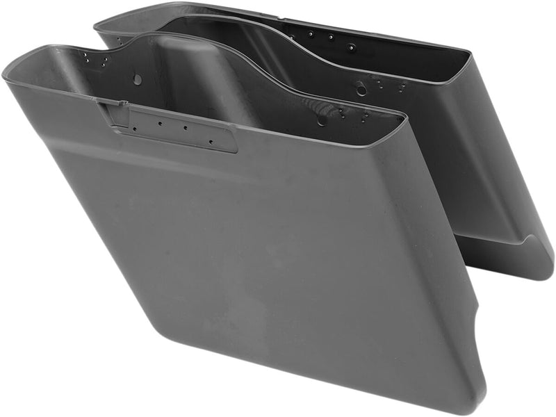 Drag Specialties Black Left Side OEM-Style Saddlebag Extension for 2014-2025 Harley-Davidson Touring Motorcycles #MTBY-1183
