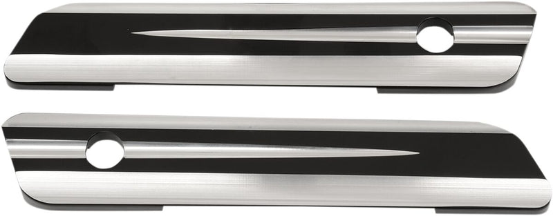 Drag Specialties Black Hinge Covers for 2014-2025 Harley-Davidson Touring Motorcycles #S77-0149B
