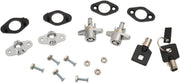 Drag Specialties Leather Saddlebag Lock Kit for 1986-2017 Harley-Davidson Heritage Softail Motorcycles #S77-0151