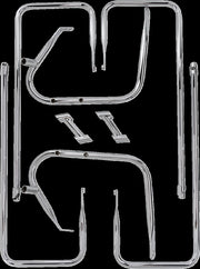 Saddlebag Guard/Side Rail Kits Touring #21038