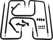 Drag Specialties Gloss Black Saddlebag Guard/Side Rail Kit for 1999-2008 Harley-Davidson Touring Motorcycles #21042B