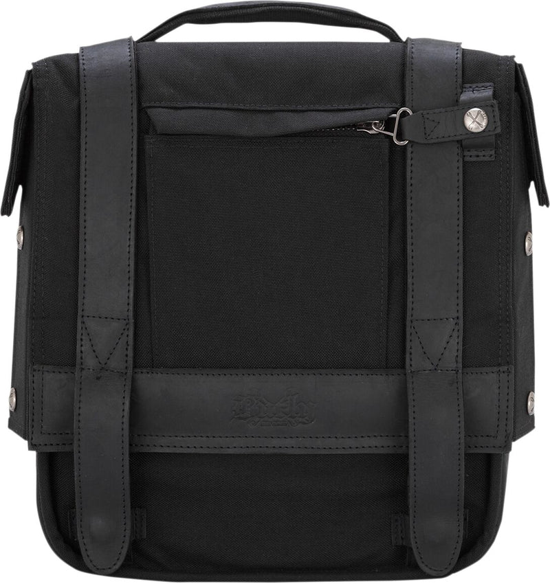 Burly Brand Single Saddlebag in Black