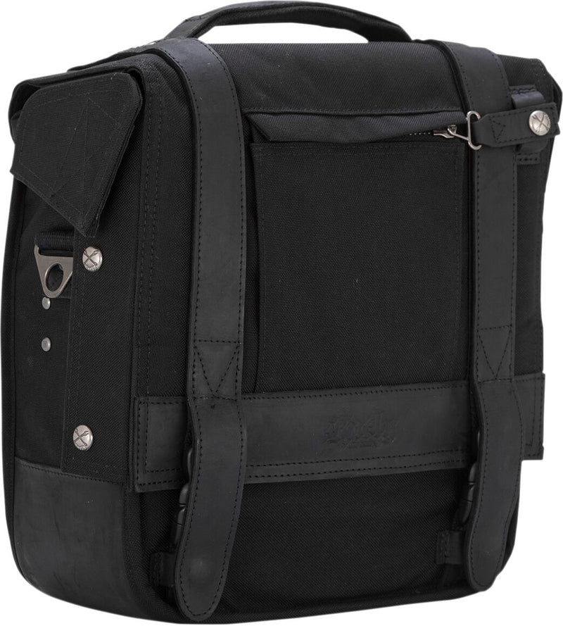 Burly Brand Single Saddlebag in Black
