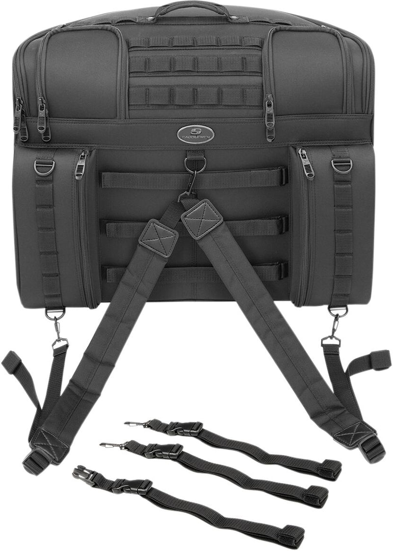 Saddlemen Black BR4100 Tactical Back Seat Bag