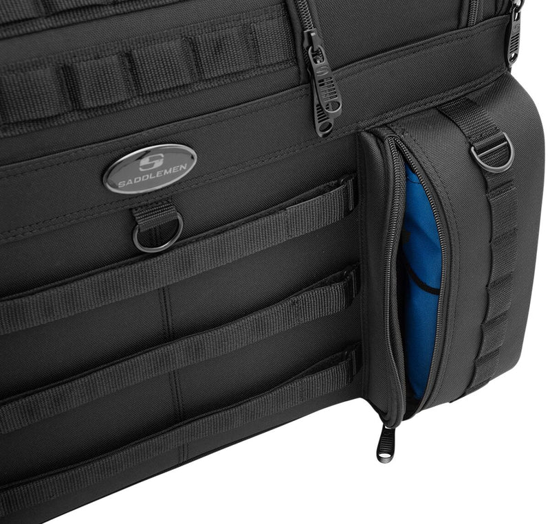 Saddlemen Black BR4100 Tactical Back Seat Bag