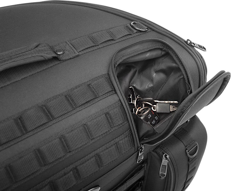 Saddlemen Black BR4100 Tactical Back Seat Bag