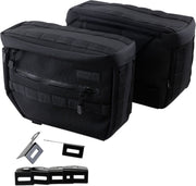 Thrashin Supply Co. Essential Throw-Over Saddlebags In Black