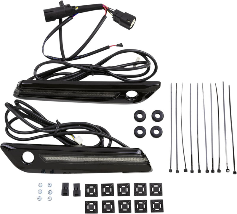 LED Saddlebag Hinge Covers Touring