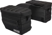 Thrashin Supply Co. Essential Throw-Over Saddlebags In Black