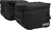 Thrashin Supply Co. Essential Throw-Over Saddlebags In Black