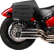 Thrashin Supply Co. Essential Throw-Over Saddlebags In Black