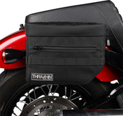 Thrashin Supply Co. Essential Throw-Over Saddlebags In Black