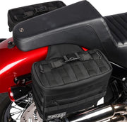 Thrashin Supply Co. Essential Throw-Over Saddlebags In Black