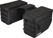 Thrashin Supply Co. Escape Throw-Over Saddlebags In Black