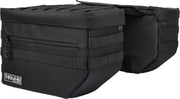 Thrashin Supply Co. Escape Throw-Over Saddlebags In Black