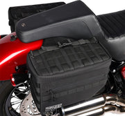 Thrashin Supply Co. Escape Throw-Over Saddlebags In Black