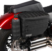 Thrashin Supply Co. Escape Throw-Over Saddlebags In Black