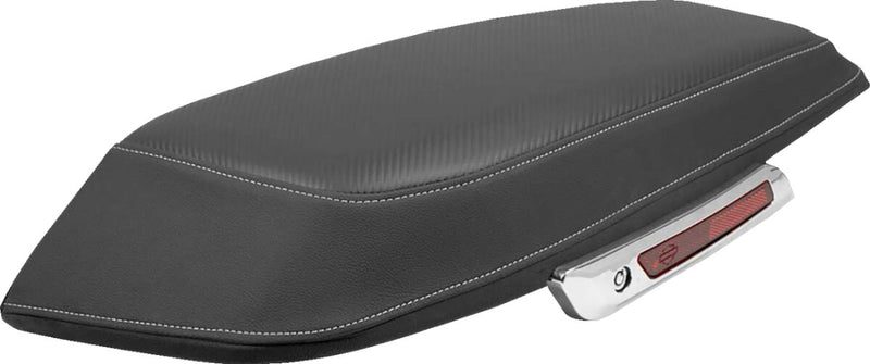 Saddlemen Bagger Lid Covers for 2023-2025 Harley-Davidson Black Carbon Fibre Inserts Left Right Saddlebag Saddlehyde™ Vinyl Pair #L870-23-CF
