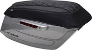 Mustang Deluxe Diamond Saddlebag Lid Covers for 2023-2026 Harley-Davidson Black Grey #88470GM
