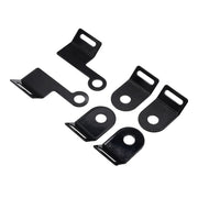 Thrashin Supply Co. Brackets for Essential Saddlebags Mounting Bracket Kit Black Rear Steel #TSB-1