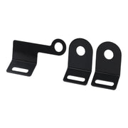 Thrashin Supply Co. Brackets for Essential Saddlebags Mounting Bracket Kit Black Rear Steel #TSB-1