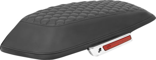 Saddlemen Bagger Lid Covers for 2014-2023 Harley-Davidson Black Dragon Stitch Left Right Saddlebag Saddlehyde™ Vinyl Pair #L870-14-20900