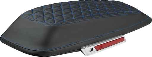 Saddlemen Tri-Gripper Saddlebag Lid Covers for 2014-2023 Harley-Davidson Black Blue Tri-Gripper Panels Left Right Saddlehyde™ Vinyl Pair #L870-14-21101