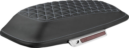 Saddlemen Tri-Gripper Saddlebag Lid Covers for 2014-2023 Harley-Davidson Black Silver Tri-Gripper Panels Left Right Saddlehyde™ Vinyl Pair