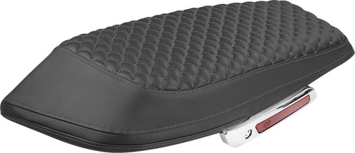 Saddlemen Dragon Scale Saddlebag Lid Covers for 2023-2026 Harley-Davidson Roadsofa™ Black Grey Dragon Stitch Left Right Saddlehyde™ Vinyl Pair #L870-23-20902